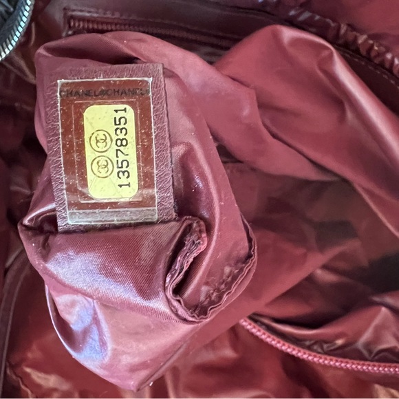 Chanel cocoon large black quilted nylon tote leather details 100% authentic - Picture 8 of 17